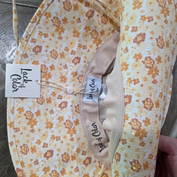 Lack of Color Floral Bucket Hat Sz S/M NWT